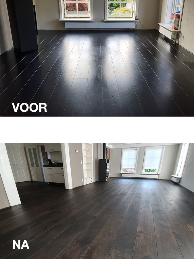 renovatie schuren houten vloer door een professional | The Woodstore